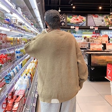 2025年秋季纯色情侣套头衫ins新款圆领男士毛衣MY010，男装针织衫/毛衣，星座1108