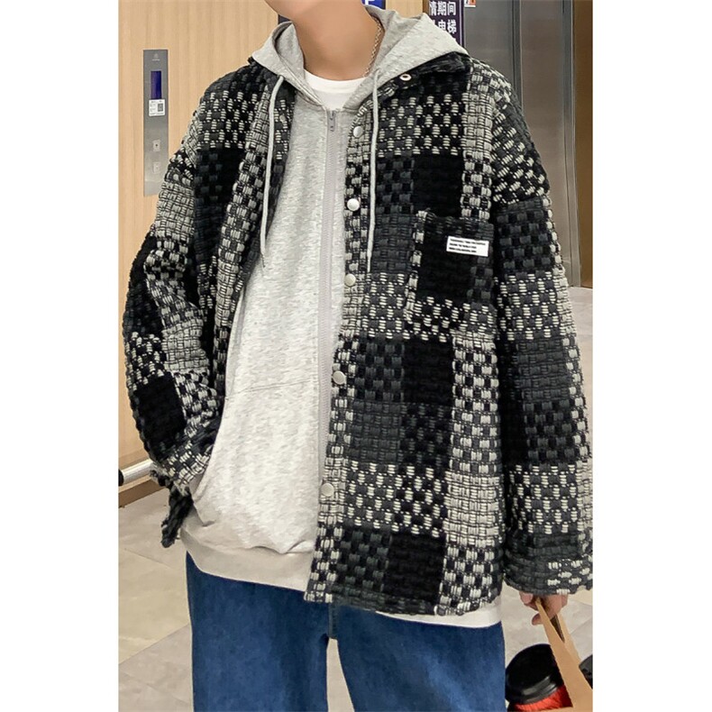 1506A/GW10220/P58小香风衬衫外套保暖男女同款夹克,男装夹克,星座1506A