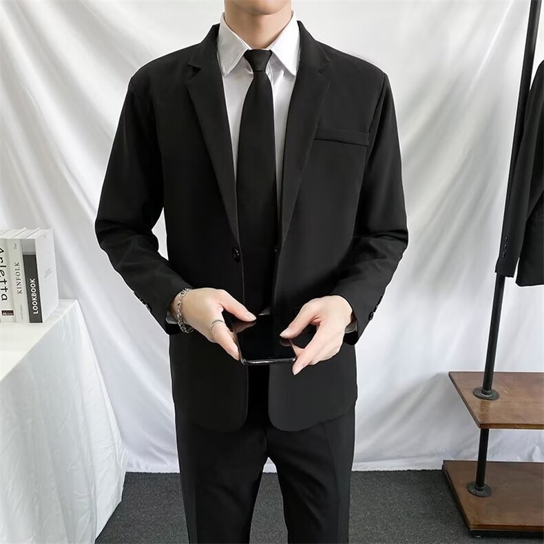 休闲西装男外套修身男土英伦风韩版商务正装帅气上班西服套装,男装西服,星座601-1