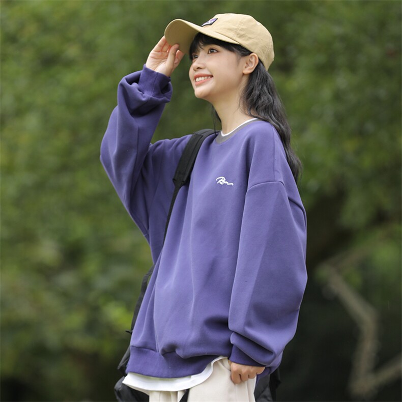 外27-2GANYOU日系纯色发泡印花针织卫衣WY09-P75,男装卫衣,新杭派外27-2