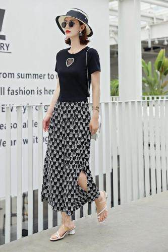 现货新款套裤阔腿开叉，女装，依美依缘