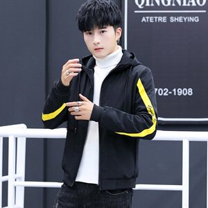 夹克男士韩版休闲刺绣外套青少年秋季新款薄上衣服H8021图片