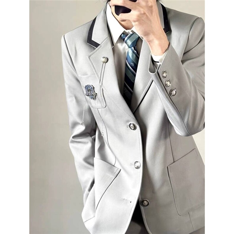春秋季日系学院风DK制服套装男女西装衬衫西裤校供感学生班服全套,女装套装/套裙,星座506A