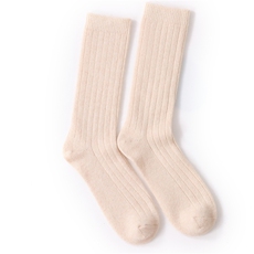 2025舒适百搭简约秋冬新款保暖舒适中筒袜子，袜子，臻歆羊绒