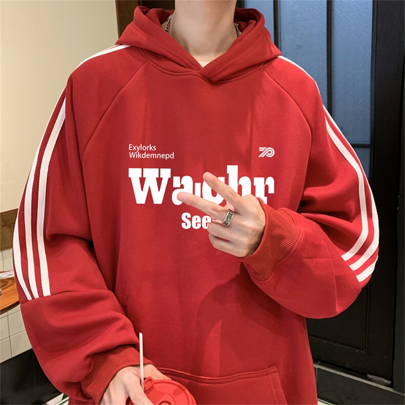 条纹连帽卫衣SWY2486-P55控8850棉,男装卫衣,电商B370