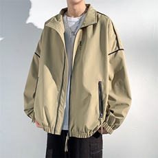 休闲拉链夹克情侣冲锋衣防风衣连帽外套JK452p65，男装夹克，电商D315