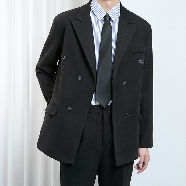 男西装外套毛呢双排扣西服正装新郎结婚礼服大码S-5XLJAK26P77,男装西服套装,星座1013-1
