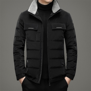 羽绒服商务休闲冬季可脱卸毛领加厚款保暖外套男装MYYL68007-P260图片