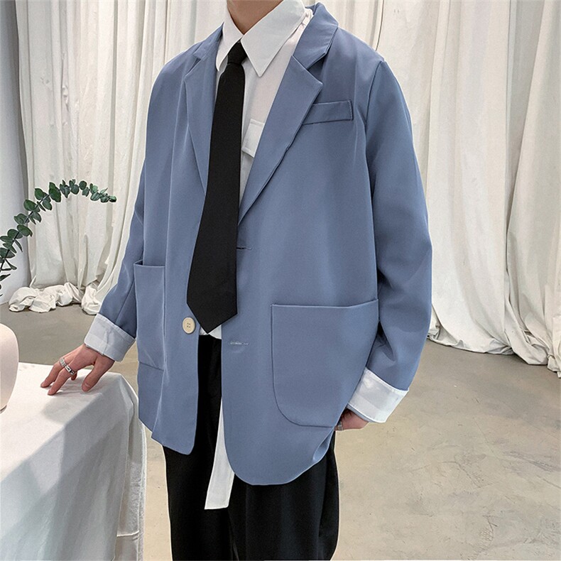 910A-J883-P80控108秋装新款纯色简约小清新小西装西服外套男,男装夹克,星座910A