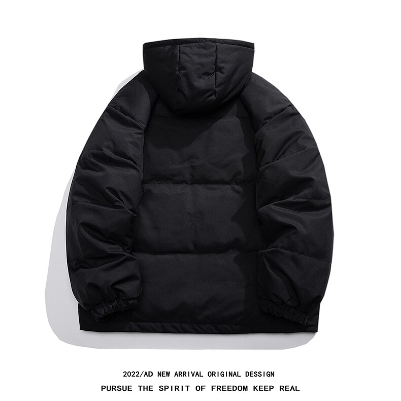 白鸭绒白底22冬季潮流卡通动漫印花保暖连帽羽绒服YR178P195控258,男装羽绒服,电商A247-1