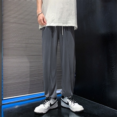 24春季酷潮新款冰丝裤子情侣休闲卫裤百搭青少年薄款K3265-P48，男装休闲裤，电商A009A（原A058A）