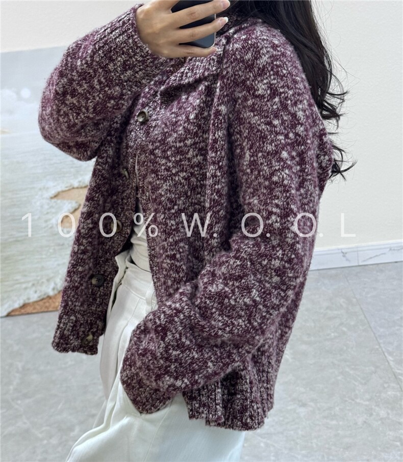 羊绒衫女春秋季新款宽松大码内搭上衣针织打底衫V领洋气套头毛衣,针织衫/毛衣,启东羊绒