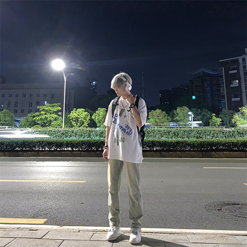 已授权美式复古vibe裤子高街水洗黄泥染牛仔裤控78,男装牛仔裤,星座310A-4