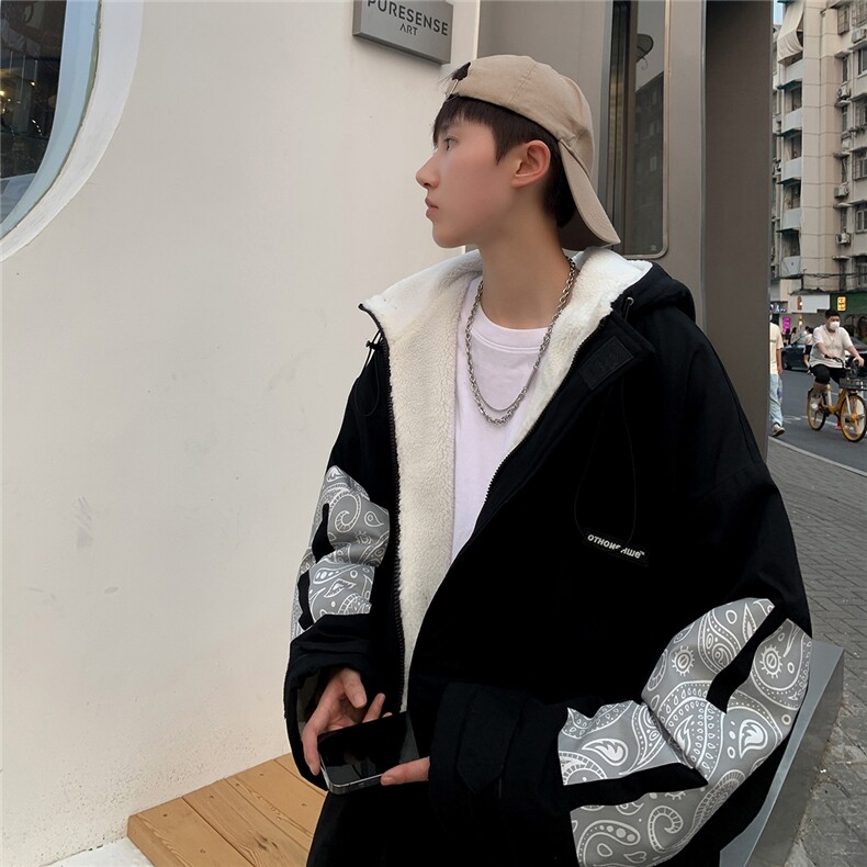 冬装新品保暖加厚羊羔毛内里棉服棉衣XZ203-MY82-P138,男装棉衣,星座203
