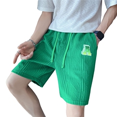 312A-2223-P4522夏季男士高级感短裤休闲运动五分裤沙滩裤A，男装牛仔裤，星座312A-5