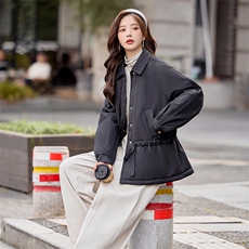 2025新款冬季系时尚气质棉衣加厚，女装皮衣，凯瑟曼