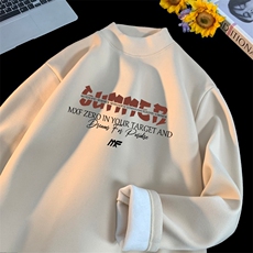 480克重磅德绒加绒半高领打底衫【有货】C403A-DRB2504JR-P35，男装T恤，电商C403A
