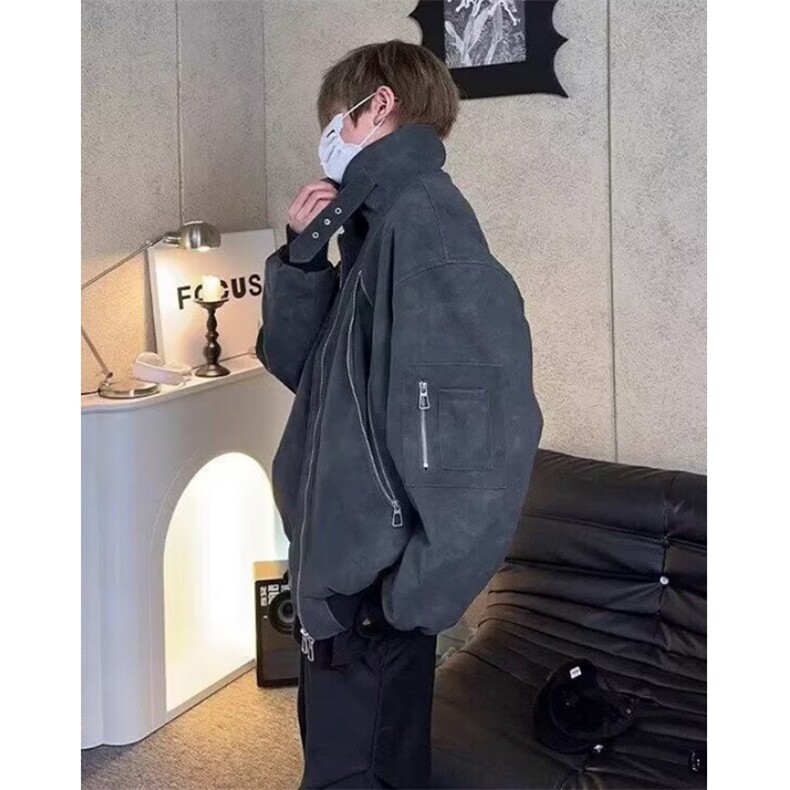 皮衣简约潮流气质ins文艺百搭原宿新款流行日系慵懒时尚JWT91,男装皮衣,星座1116A（原606A-3）