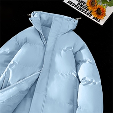 现货抖音得物可供视频三防加厚羽绒连帽棉衣外套面包棉服MY8095，男装棉衣，电商A486