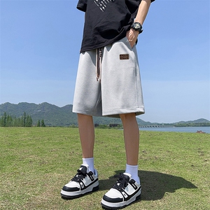 现货菠萝格得物直播抖音高品质男五分中裤休闲短裤K088P30控48图片