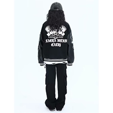 1506/QA1150/P81新款美式休闲棒球服潮牌复古飞行员夹克情侣款，男装夹克，星座1506