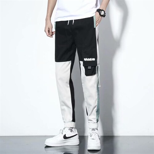 冬季ins多口袋工装裤男加绒加厚大码束脚休闲裤716-p35加绒40,男装休闲裤,星座1008-1