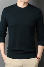 男秋冬季新款针织衫休闲毛衫男圆领纯色长袖套头毛衣GRYH033-P59图片