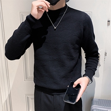 秋冬款男士圆领长袖t恤圆领卫衣长袖MY03467-P60，男装卫衣，星座308B-2