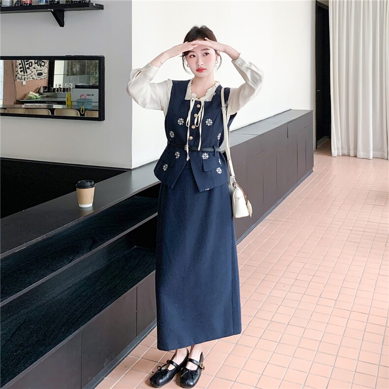 春装新款套装三件套配腰带2C153-8935-P235K378,女装套装/套裙,2C153