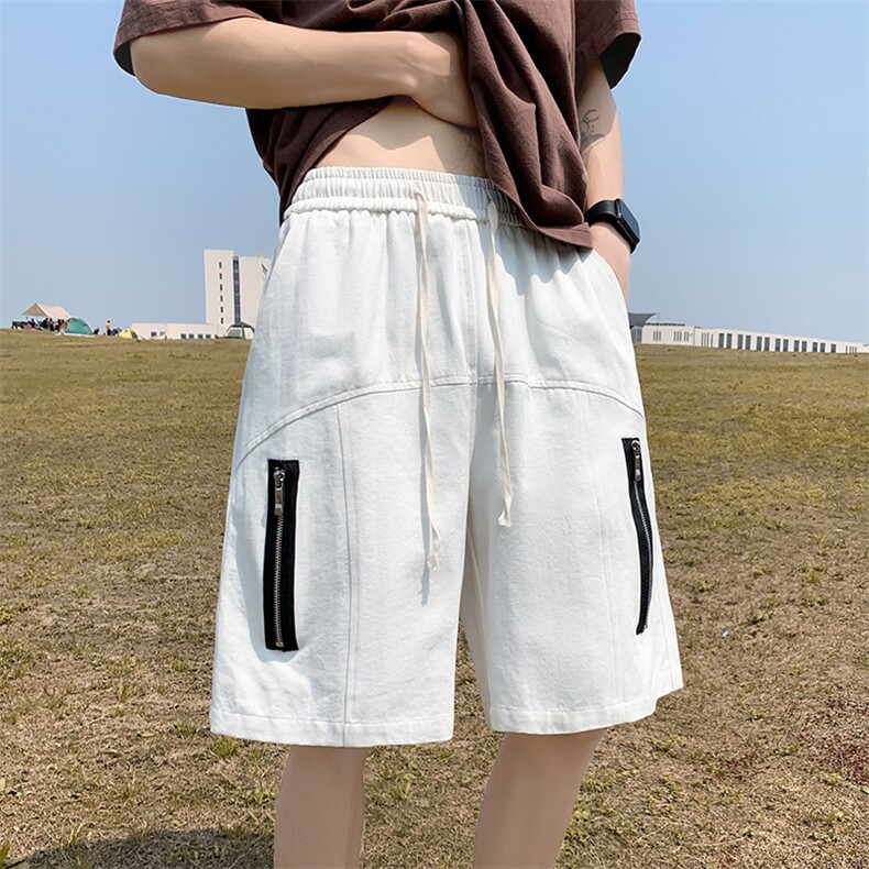 抖音品质2023夏季男士五分休闲时尚潮流短裤XD22948-P40,男装休闲裤,电商A042