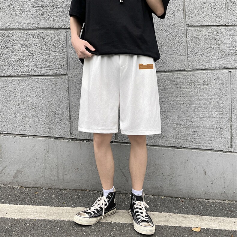 冰丝短裤男士大码宽松休闲五分裤男运动中裤MK37293-P15,男装休闲裤,电商A040