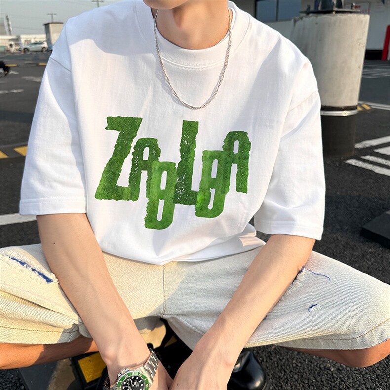 240g美式重磅短袖T恤FSDX251M-5XL特批25无差价控48,男装T恤,电商B219B
