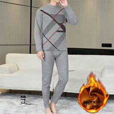 秋冬保暖内衣男士半高领秋衣秋裤休闲保暖套装310B-3-TZ5006-P60，男装棉衣，星座310B-3