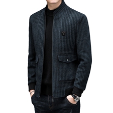 NN3320钱塘2020-3冬季商务厚款商务休闲中年男士夹克外套P130，男装夹克，钱塘207-3
