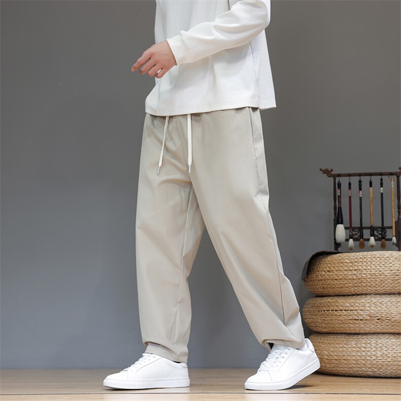 XZ221-6-K31-P55风秋冬新款休闲裤男士宽松大码长裤子日系，男装休闲裤，星座221-6