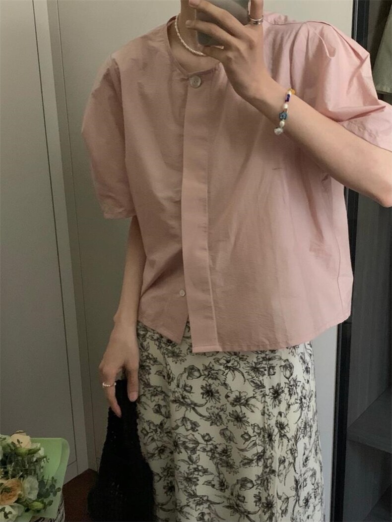 百搭小衫?碎花半裙，女装半身裙，Fueeh(4F)