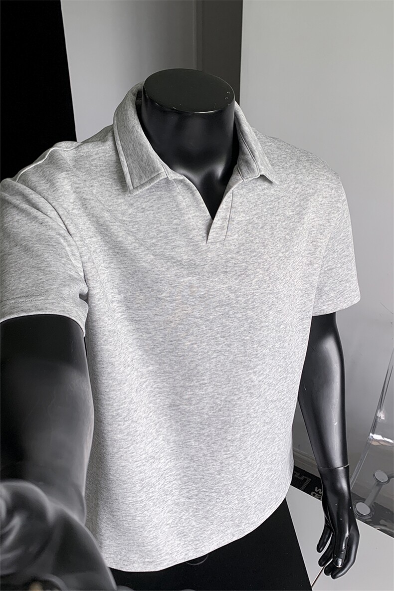 主推POLO衫夏季翻领半袖上衣cleanfit正肩海鸥领短袖t恤S442特P28,男装T恤,电商A233-1