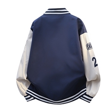 得物立体美式棒球服宽松休闲潮流痞帅立领夹克A436-22129-P68，男装夹克，电商A436