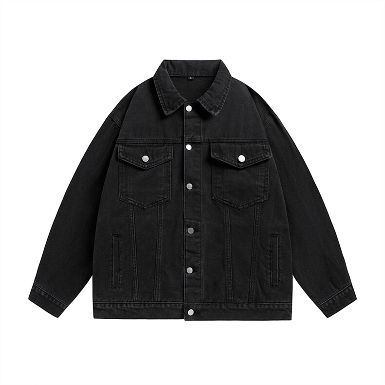 男春季新款黄泥色外套 美式潮牌工装休闲翻领夹克外套 J2202P75图片