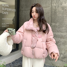 新款大货已出！减龄牛角扣羽绒服2C213-8205-P215-K318，女装羽绒服，2C213