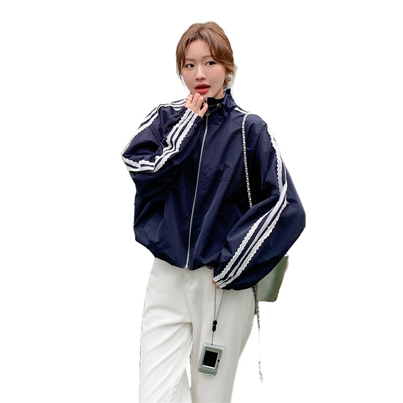 【现货新款！！】立领蕾丝拼接短外套小众设计款2003款P135K208,女装短外套,2C316