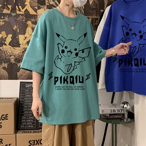 DX17078-P20 纯棉短袖t恤男大码半袖打底衫宽松体恤衫 海报风图片