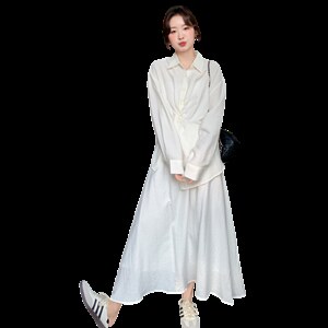 新款 设计感衬衫半身裙两件套5542P175K288图片