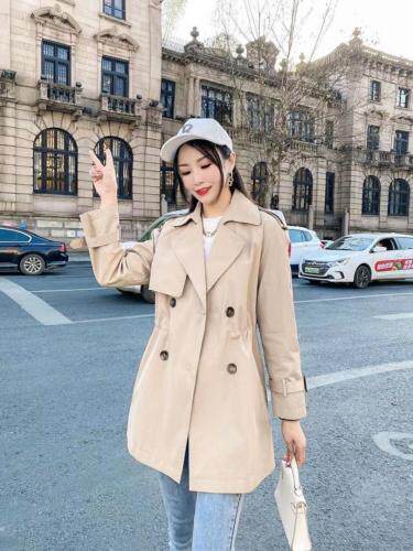 2021春款风衣外套，女装风衣，春语雨桐