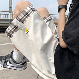 夏季新款运动短裤男ins简约百搭休闲裤子宽松直筒五分裤K3388-P26图片