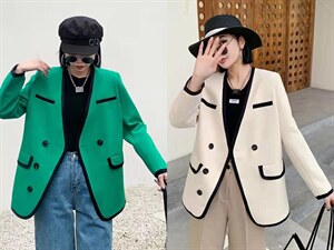 春装新款西装,女装西装,娇姿百合