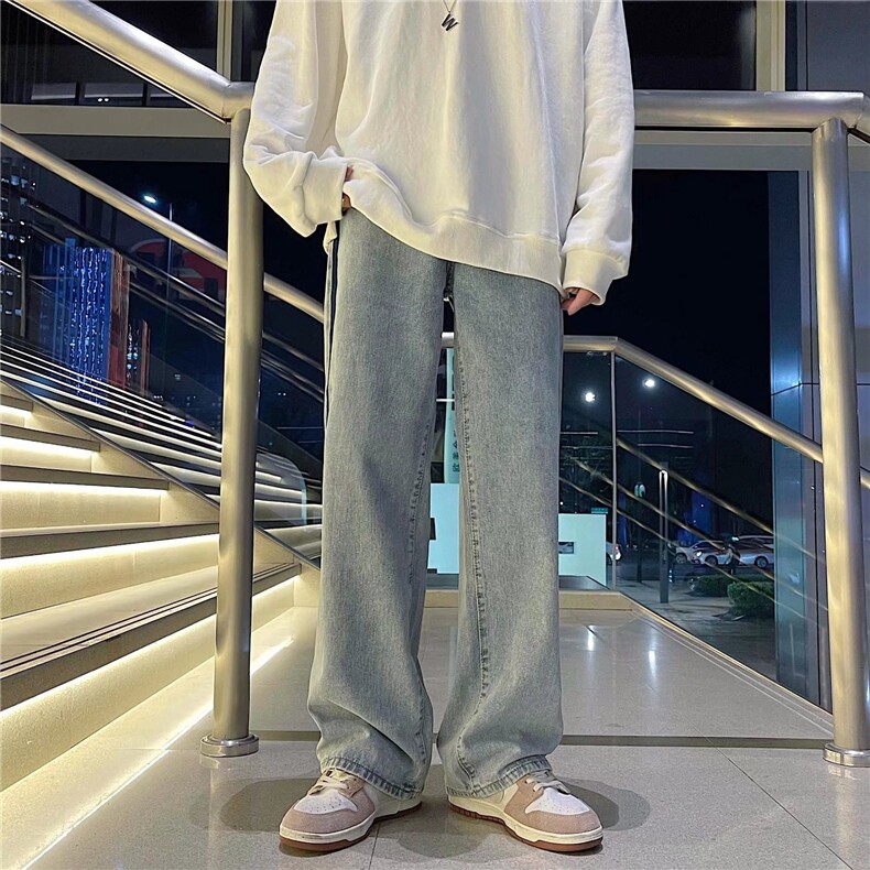 牛仔裤男夏季潮大码休闲裤子高街设计感裤子KJ15P42,男装牛仔裤,星座1116-2