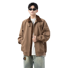 潮流底率巴恩风撞色翻领夹克男xh103-特p75，男装夹克，电商B367