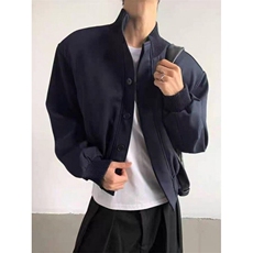 纯色暗扣立领飞行夹克外套JK0117-P73，男装夹克，星座313A(原308A-2)