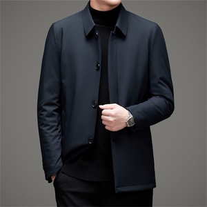 冬季男士翻领休闲时尚保暖商务中年加厚棉衣 ZL32011-P175图片